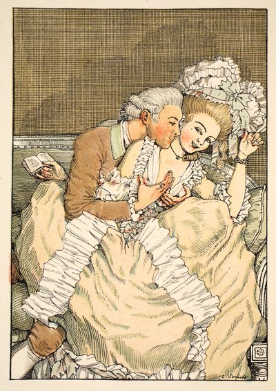 The Pressing Lover by Konstantin Andreevic Somov